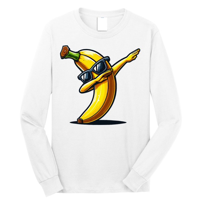 Dabbing Banana Boy Banana Long Sleeve Shirt