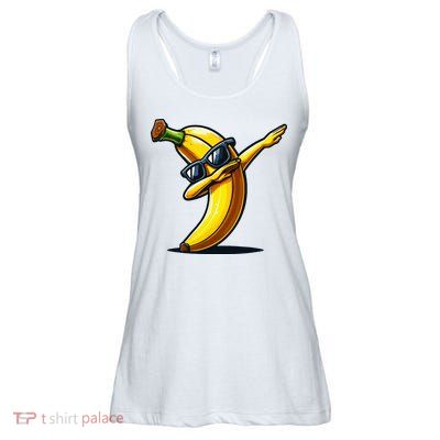 Dabbing Banana Boy Banana Ladies Essential Flowy Tank