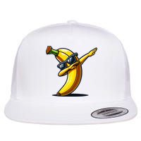 Dabbing Banana Boy Banana Flat Bill Trucker Hat
