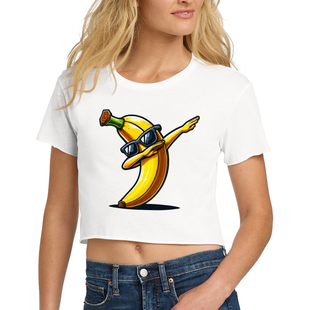 Dabbing Banana Boy Banana Crop Top