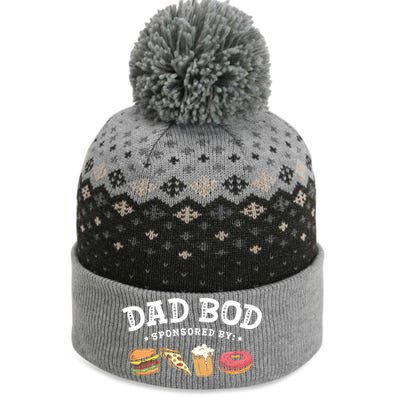 Dad Bod Best Daddy Ever Fatherhood Fathers Day Papa Gift The Baniff Cuffed Pom Beanie