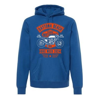 Daytona Beach Bike Week 2024 Premium Hoodie