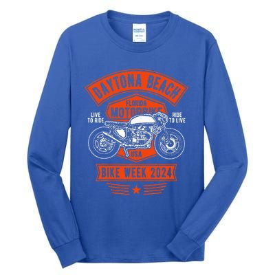 Daytona Beach Bike Week 2024 Tall Long Sleeve T-Shirt