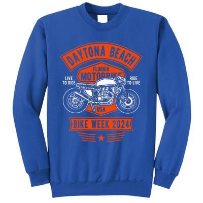 Daytona Beach Bike Week 2024 Tall Sweatshirt