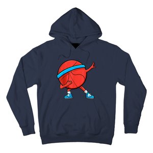 Dabbing Basketball Ball Funny Sports Player Hoodie