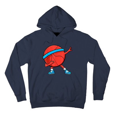 Dabbing Basketball Ball Funny Sports Player Hoodie