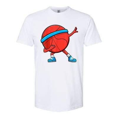 Dabbing Basketball Ball Funny Sports Player Softstyle® CVC T-Shirt