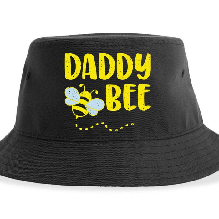 Daddy Bee Beekeeping Beekeeper Dad Father's Day Gift Sustainable Bucket Hat