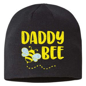 Daddy Bee Beekeeping Beekeeper Dad Father's Day Gift Sustainable Beanie