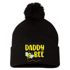 Daddy Bee Beekeeping Beekeeper Dad Father's Day Gift Pom Pom 12in Knit Beanie