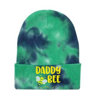 Daddy Bee Beekeeping Beekeeper Dad Father's Day Gift Tie Dye 12in Knit Beanie