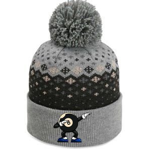 Dabbing Billiard Ball Pool Player Snooker The Baniff Cuffed Pom Beanie