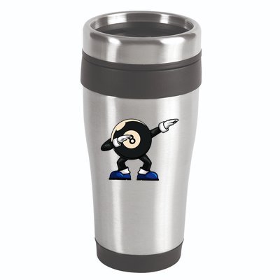 Dabbing Billiard Ball Pool Player Snooker 16oz Travel Tumbler