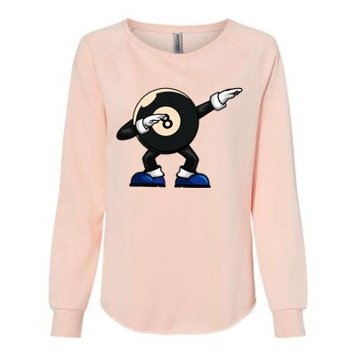 Dabbing Billiard Ball Pool Player Snooker Womens California Wash Sweatshirt