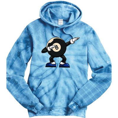 Dabbing Billiard Ball Pool Player Snooker Tie Dye Hoodie