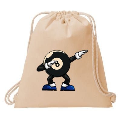 Dabbing Billiard Ball Pool Player Snooker Drawstring Bag