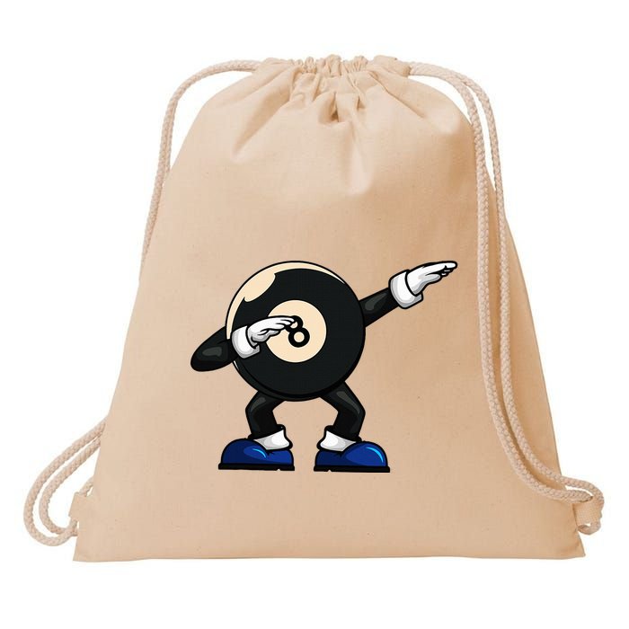Dabbing Billiard Ball Pool Player Snooker Drawstring Bag