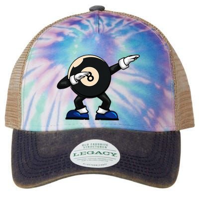 Dabbing Billiard Ball Pool Player Snooker Legacy Tie Dye Trucker Hat