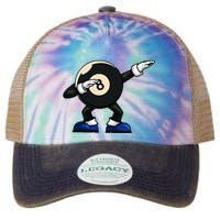 Dabbing Billiard Ball Pool Player Snooker Legacy Tie Dye Trucker Hat