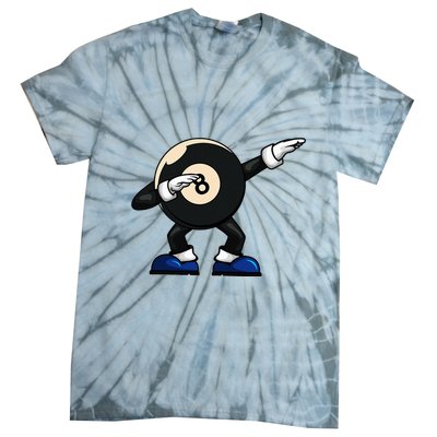 Dabbing Billiard Ball Pool Player Snooker Tie-Dye T-Shirt