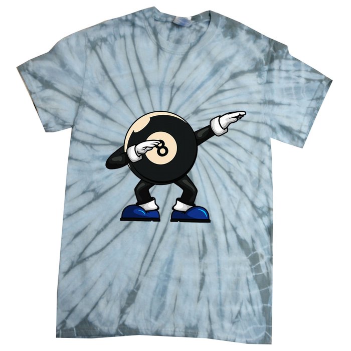 Dabbing Billiard Ball Pool Player Snooker Tie-Dye T-Shirt