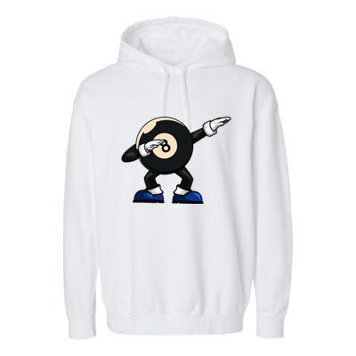 Dabbing Billiard Ball Pool Player Snooker Garment-Dyed Fleece Hoodie