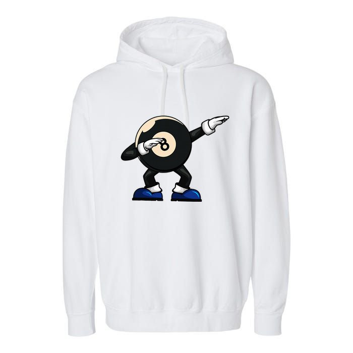 Dabbing Billiard Ball Pool Player Snooker Garment-Dyed Fleece Hoodie