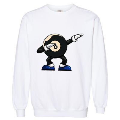 Dabbing Billiard Ball Pool Player Snooker Garment-Dyed Sweatshirt