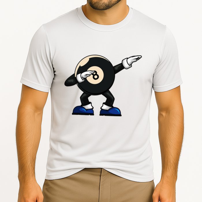 Dabbing Billiard Ball Pool Player Snooker Performance Shirt