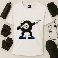 Dabbing Billiard Ball Pool Player Snooker Performance Shirt