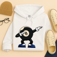 Dabbing Billiard Ball Pool Player Snooker Hoodie