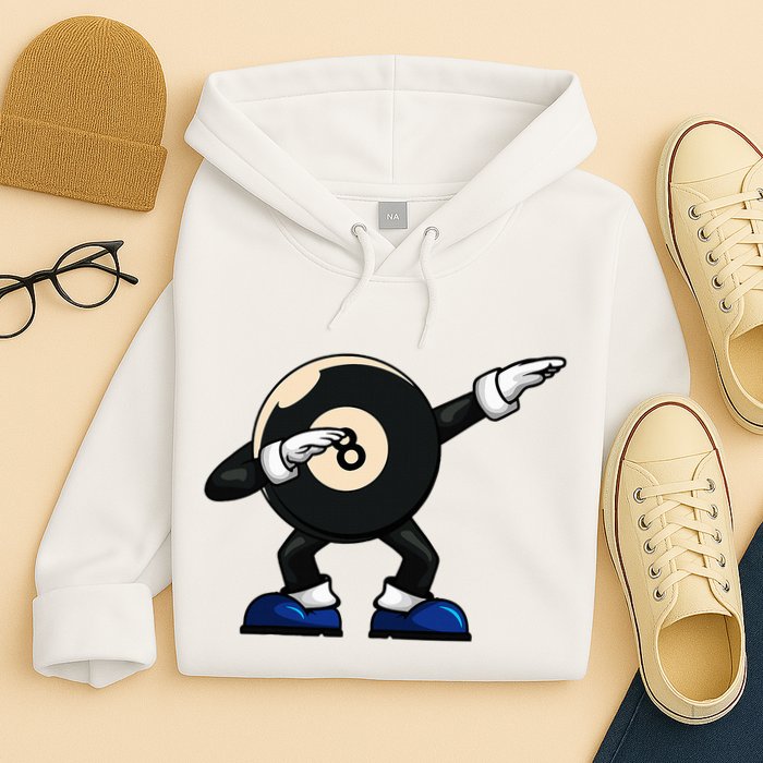 Dabbing Billiard Ball Pool Player Snooker Hoodie