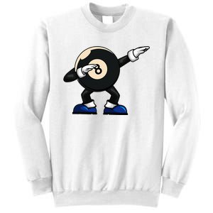 Dabbing Billiard Ball Pool Player Snooker Sweatshirt