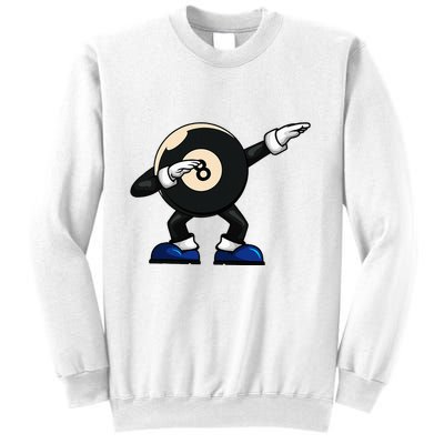 Dabbing Billiard Ball Pool Player Snooker Sweatshirt