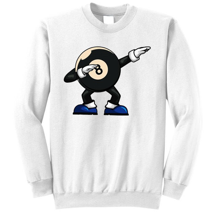 Dabbing Billiard Ball Pool Player Snooker Sweatshirt