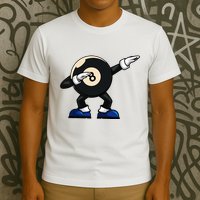 Dabbing Billiard Ball Pool Player Snooker T-Shirt