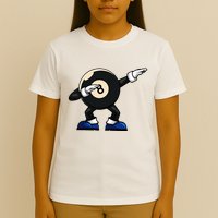 Dabbing Billiard Ball Pool Player Snooker T-Shirt