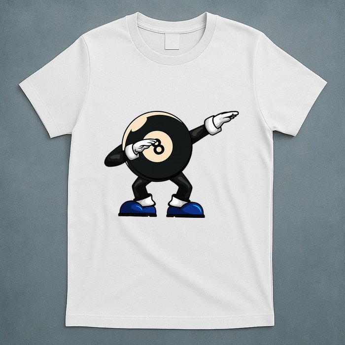 Dabbing Billiard Ball Pool Player Snooker T-Shirt