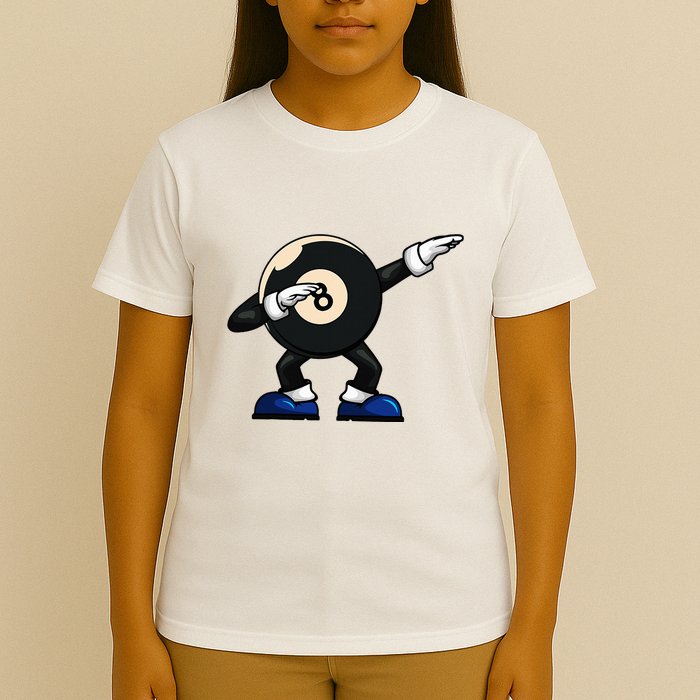 Dabbing Billiard Ball Pool Player Snooker T-Shirt