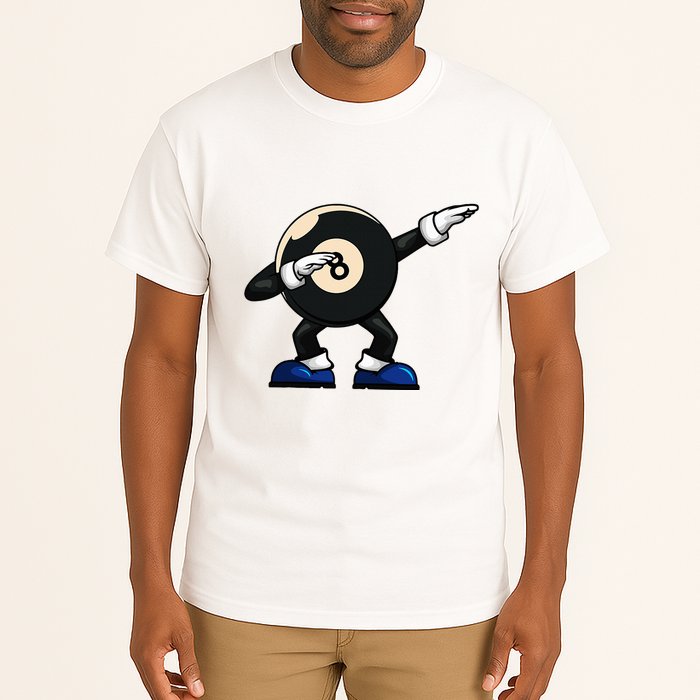 Dabbing Billiard Ball Pool Player Snooker Tall T-Shirt