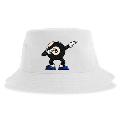 Dabbing Billiard Ball Pool Player Snooker Sustainable Bucket Hat