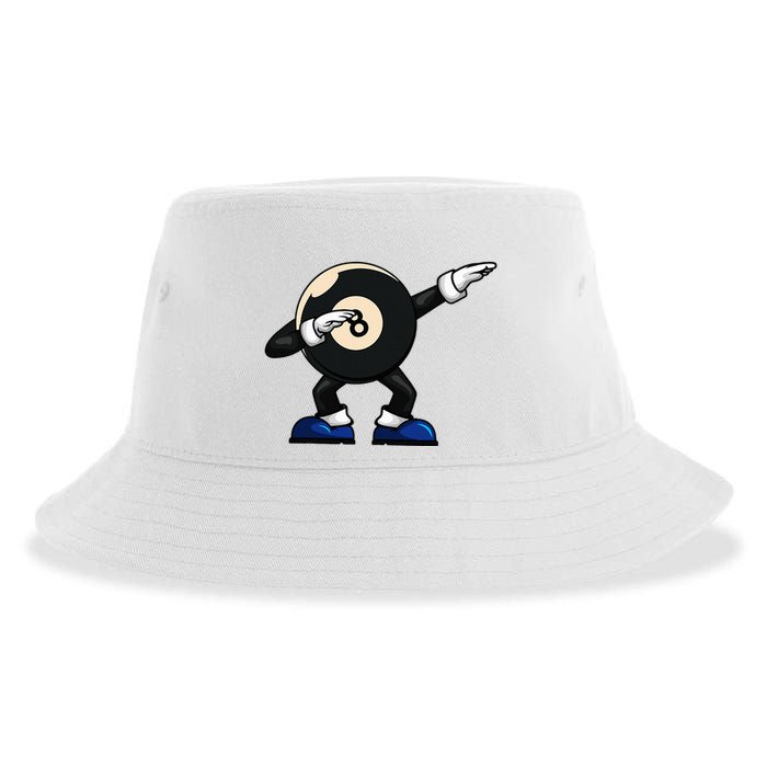 Dabbing Billiard Ball Pool Player Snooker Sustainable Bucket Hat
