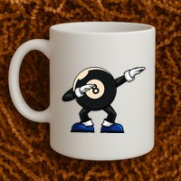 Dabbing Billiard Ball Pool Player Snooker Mug