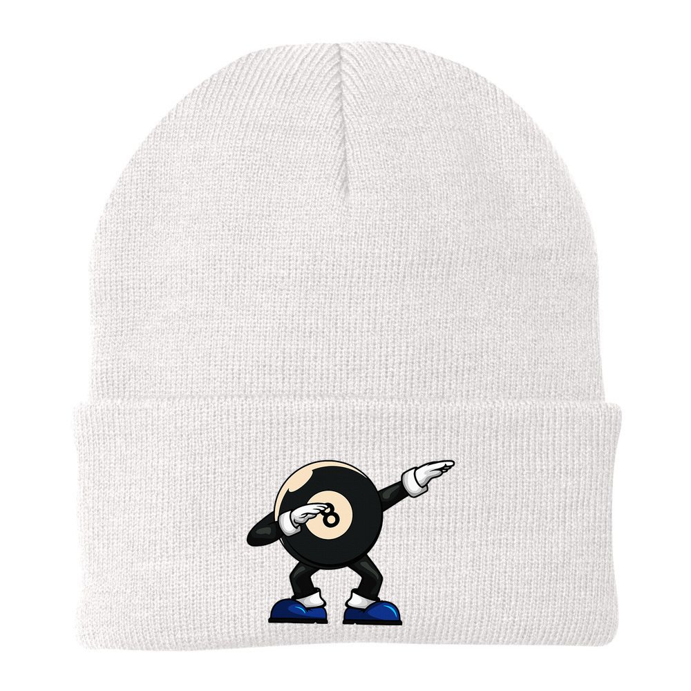 Dabbing Billiard Ball Pool Player Snooker Beanie