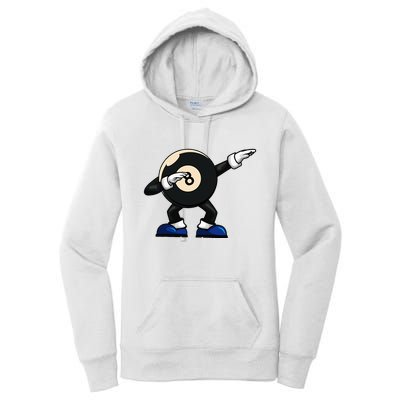 Dabbing Billiard Ball Pool Player Snooker Women's Pullover Hoodie