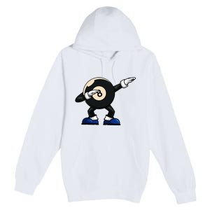 Dabbing Billiard Ball Pool Player Snooker Premium Pullover Hoodie