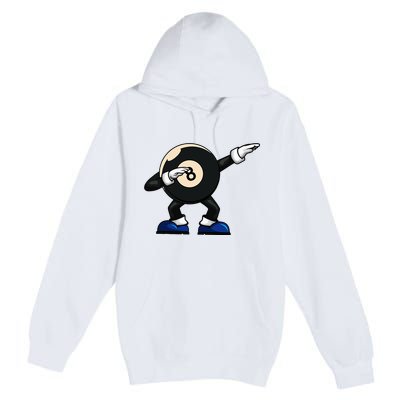 Dabbing Billiard Ball Pool Player Snooker Premium Pullover Hoodie