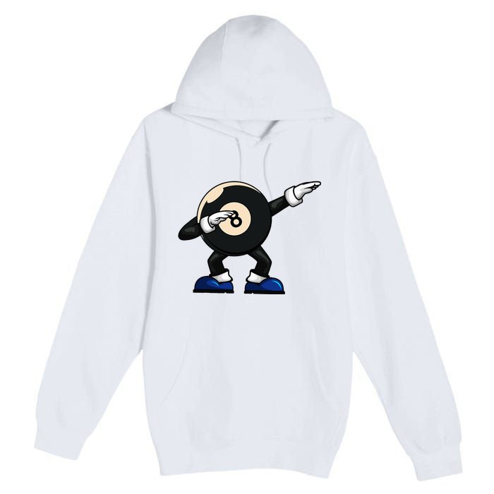 Dabbing Billiard Ball Pool Player Snooker Premium Pullover Hoodie