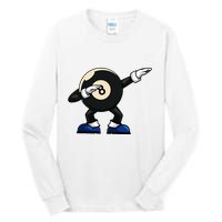 Dabbing Billiard Ball Pool Player Snooker Tall Long Sleeve T-Shirt