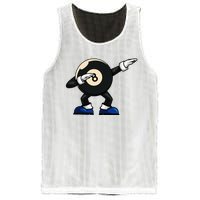 Dabbing Billiard Ball Pool Player Snooker Mesh Reversible Basketball Jersey Tank